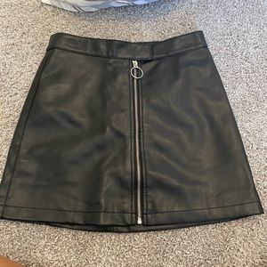 Forever 21 leather skirt